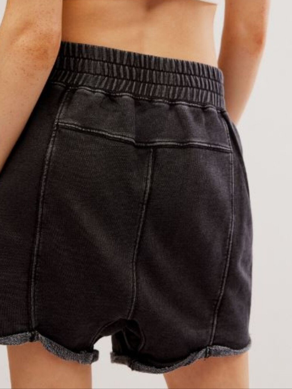 Free People Movement All Star Solid Shorts In Black - Picture 3 of 16